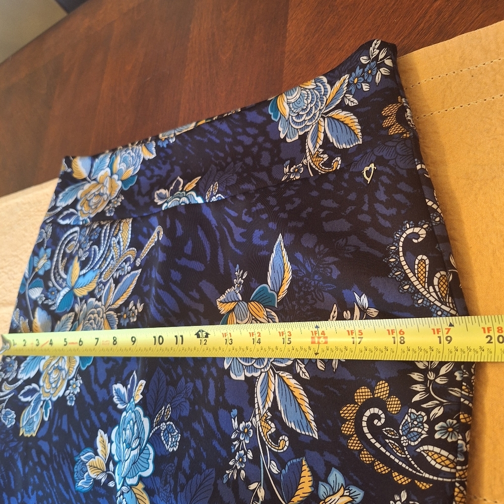 Thalia Sodi Blue and Yellow Floral Pencil Skirt - Picture 7 of 10
